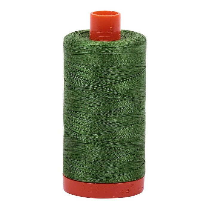 Aurifil Cotton Thread 50wt - Dark Grass Green A1050-5018
