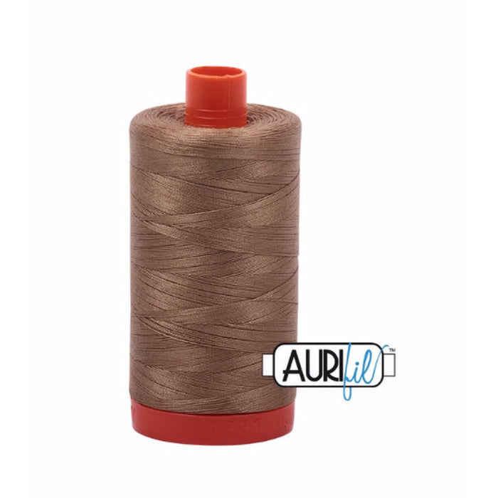 Aurifil Cotton Thread 50wt - Light Brown A1050-6010