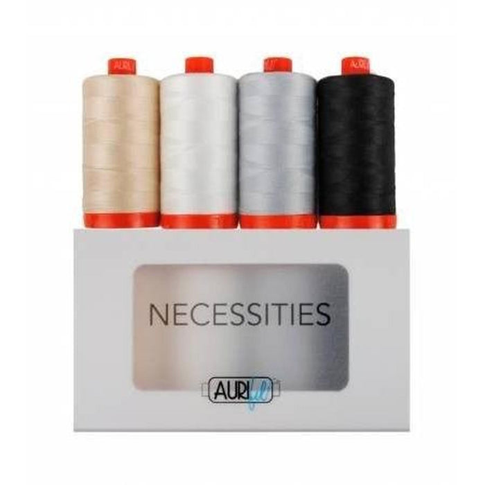 Aurifil Cotton Thread 50wt -Necessities Thread Collection - 4 Large Spools
