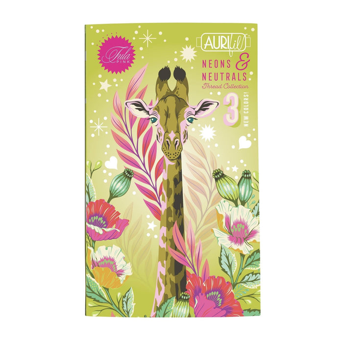 Aurifil Cotton Thread 50wt - Neons and Neutrals by Tula Pink - 20 small spools