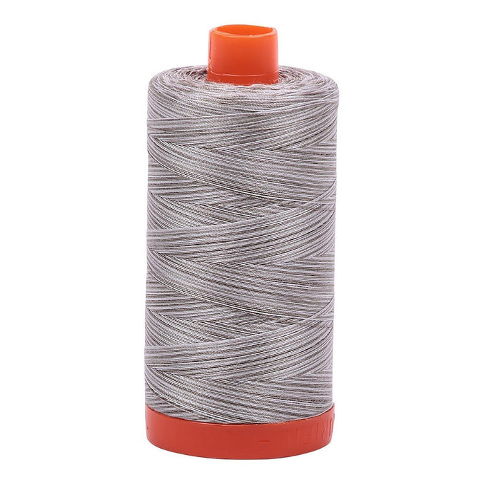 Aurifil Cotton Thread 50wt - Variegated Gray and White A1150-4670