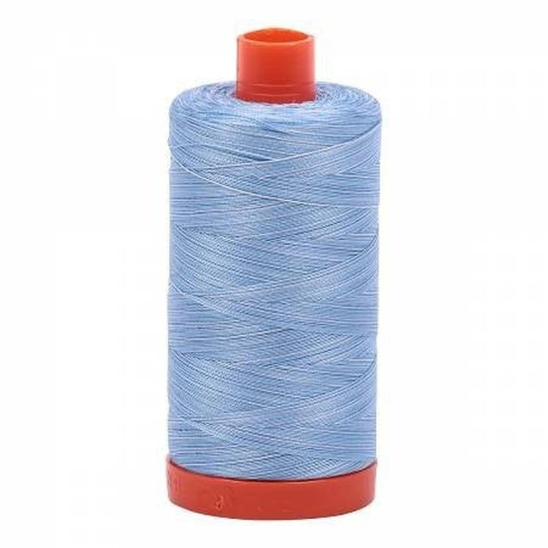 Aurifil Cotton Thread 50wt - Variegated Stonewashed Denim A1150-3770