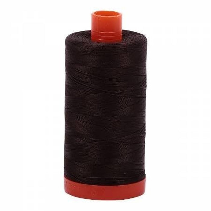 Aurifil Cotton Thread 50wt - Very Dark Bark A1050-1130