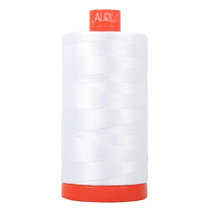 Aurifil Cotton Thread 50wt - White A1050-2024
