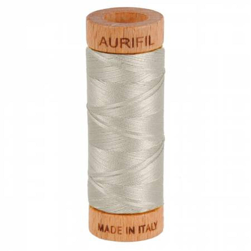 Aurifil Cotton Thread 80wt - Light Grey A1080-5021