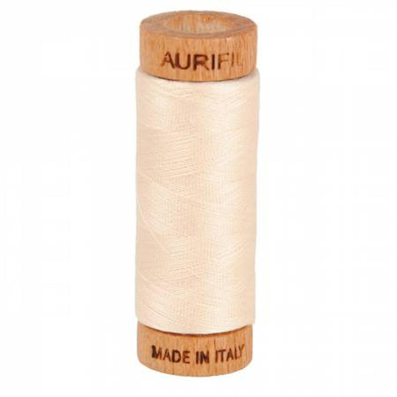Aurifil Cotton Thread 80wt - Light Sand A1080-2000