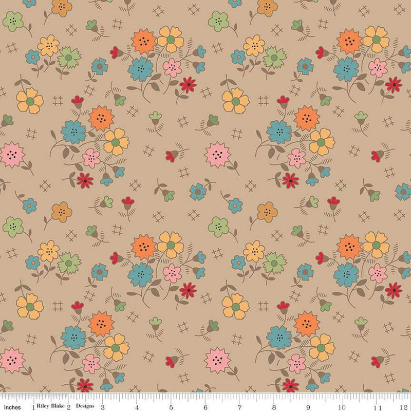 Autumn Wideback by Lori Holt - Tea Dye