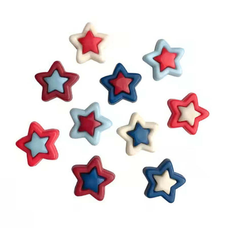 Let Freedom Ring Star Buttons