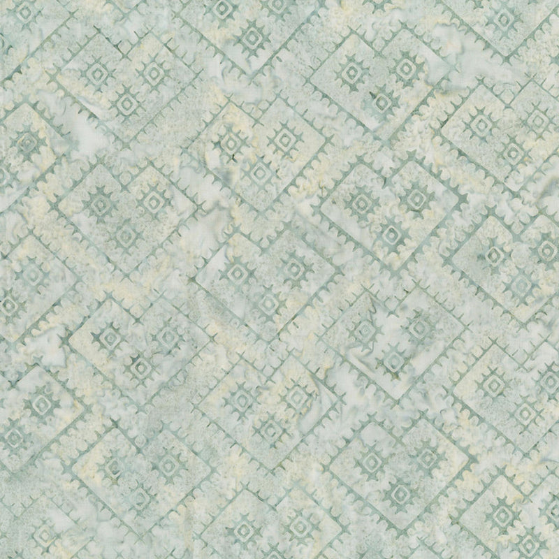 Boho Batiks - Primitive Heart - Minty Fresh