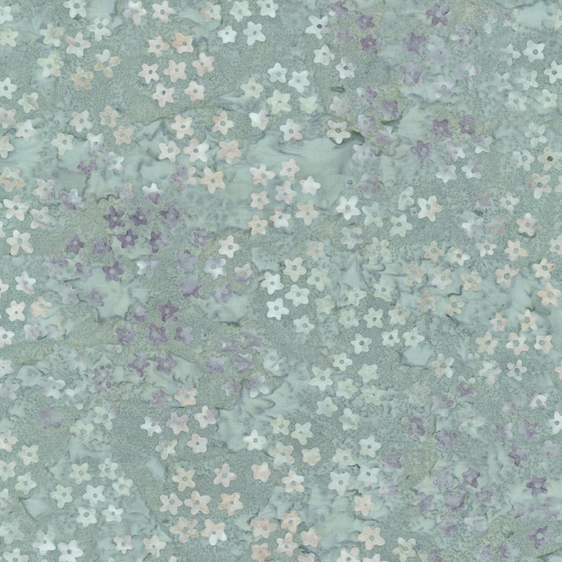 Boho Batiks - Tiny Floral - Whispery Sage