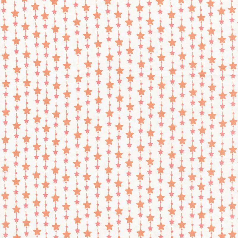 Boho Batiks - Star Garland - Ghost White
