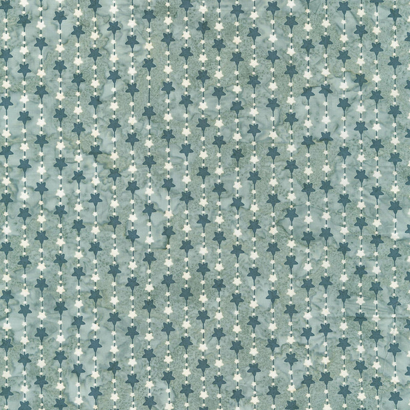 Boho Batiks - Star Garland - Whispery Sage