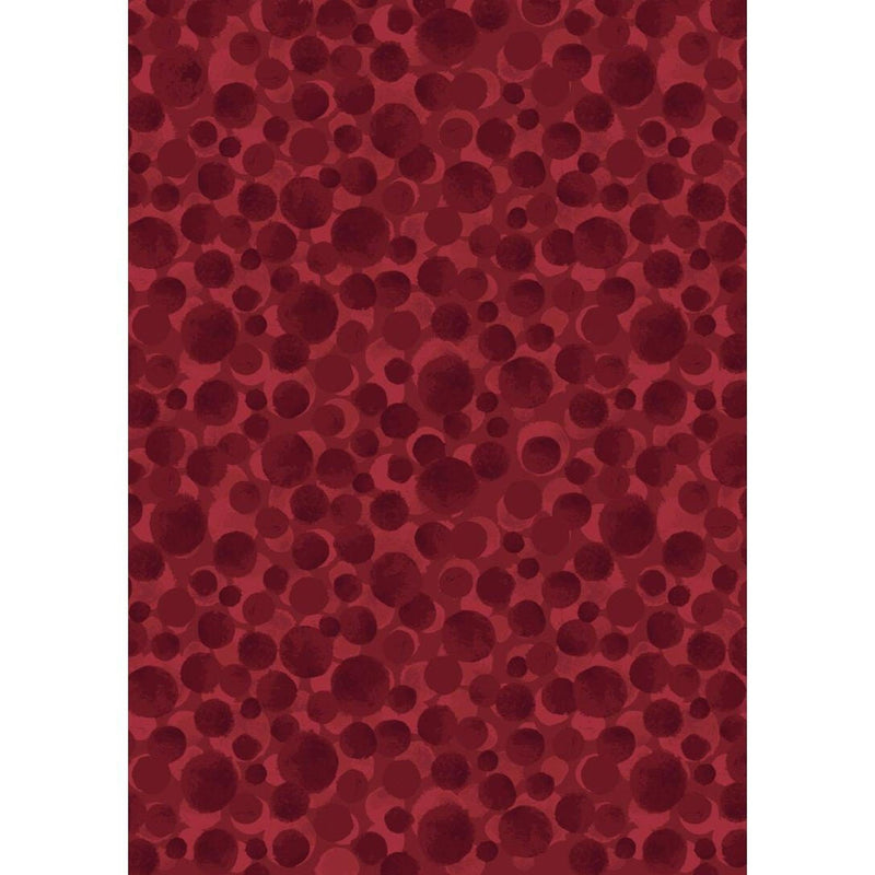 Bumbleberries by Lewis & Irene - Dark Red