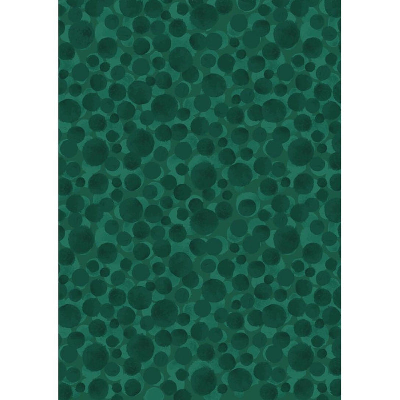 Bumbleberries by Lewis & Irene - Nordic Green
