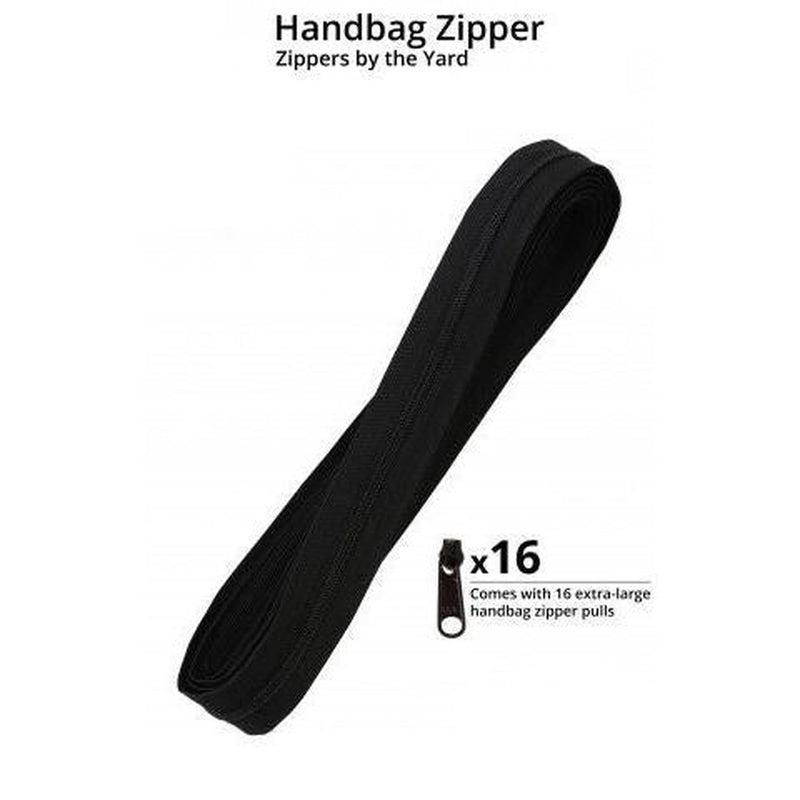 By Annie 4YD Zippers by the Yard - Black