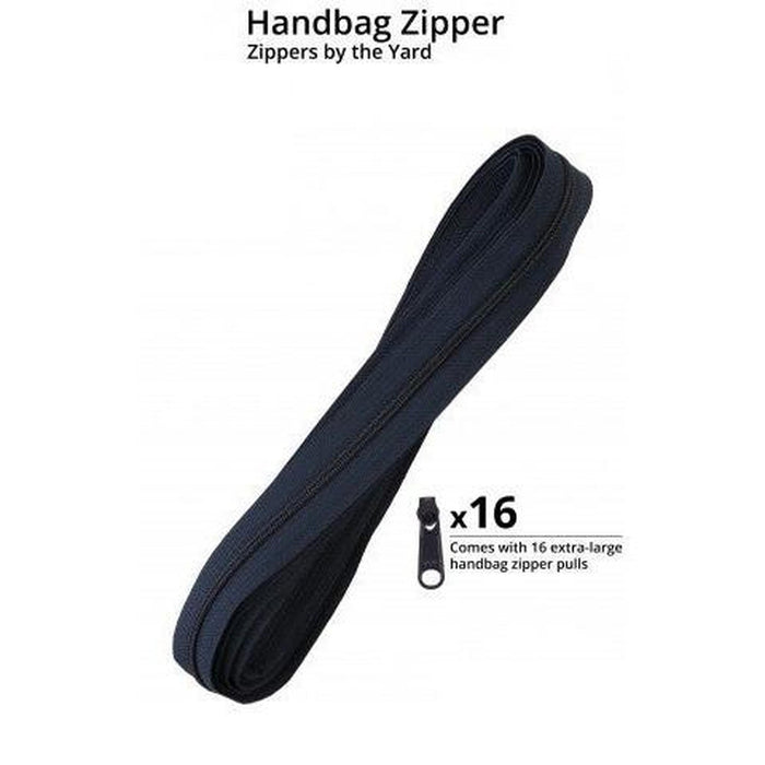 By Annie 4YD Zippers by the Yard -Navy