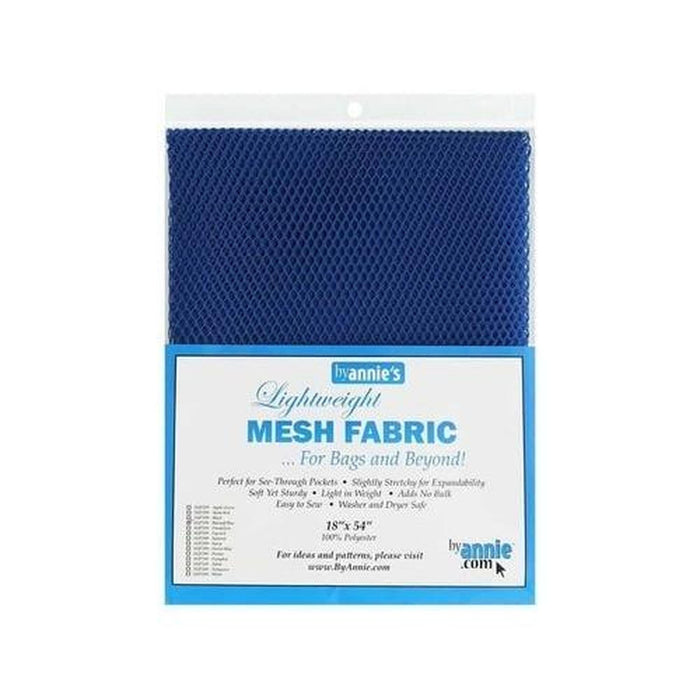 By Annie Lightweight Mesh Fabric - Blastoff Blue - 1/2yrd