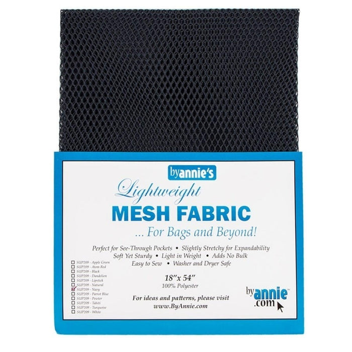 By Annie Lightweight Mesh Fabric - Navy - 1/2yrd
