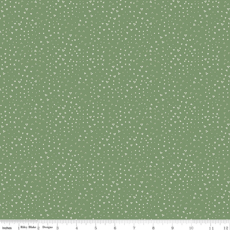 Leo & Savannah by Riley Blake - Terrain Green