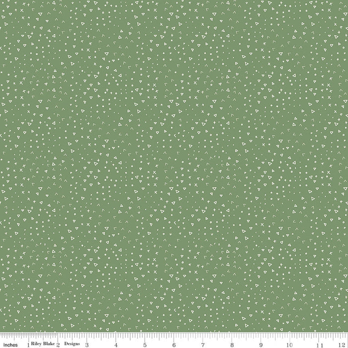 Leo & Savannah by Riley Blake - Terrain Green