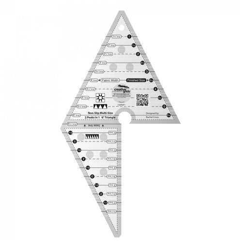 Creative Grids 2 Peaks in 1 Triangle Ruler