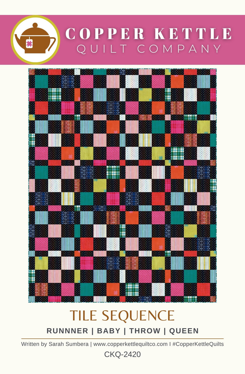 Tile Sequence Pattern by Copper Kettle Quilt Co.