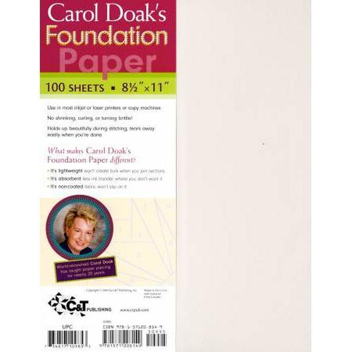 Carol Doak's Foundation Paper - 100 Sheets