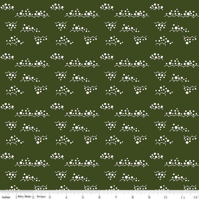 Christmas is in Town by Sandy Gervais Snowballs: Dark Green