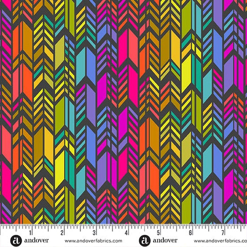 Color Wheel by Alison Glass - Spectrum Feathers: Night