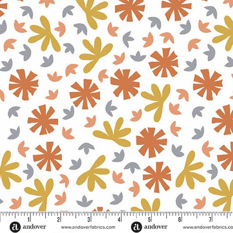 Conway Cottage by Karen Lewis Textiles - Meadow: White