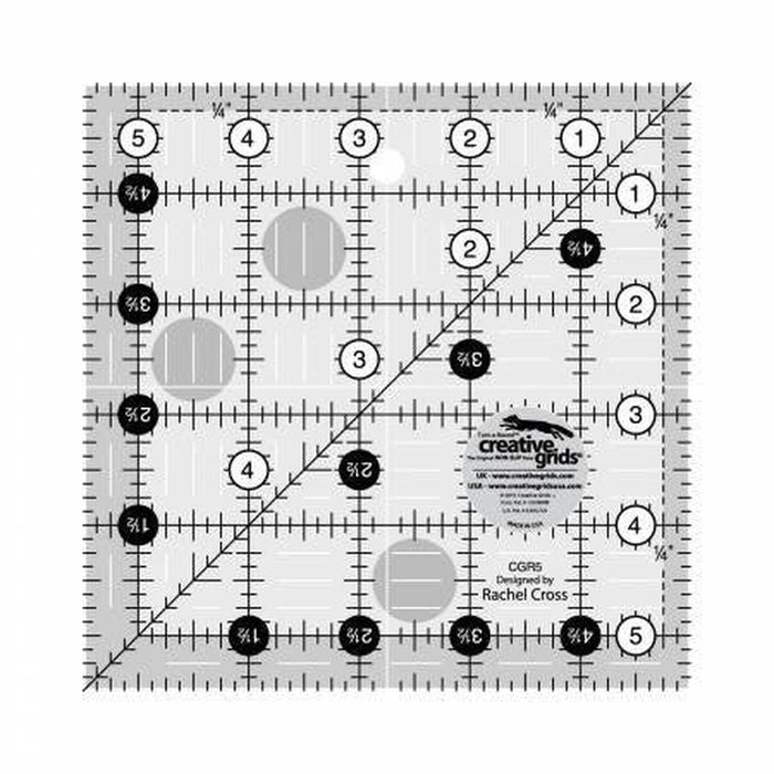 Creative Grids Quilt Ruler 5 1/2" Square
