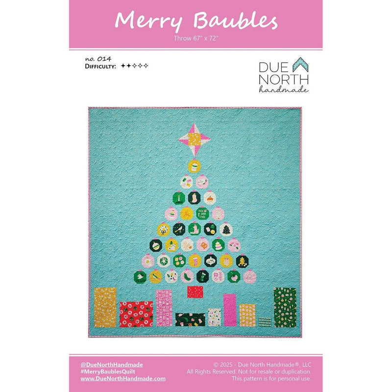 Merry Baubles Quilt Pattern by Kate Bierle