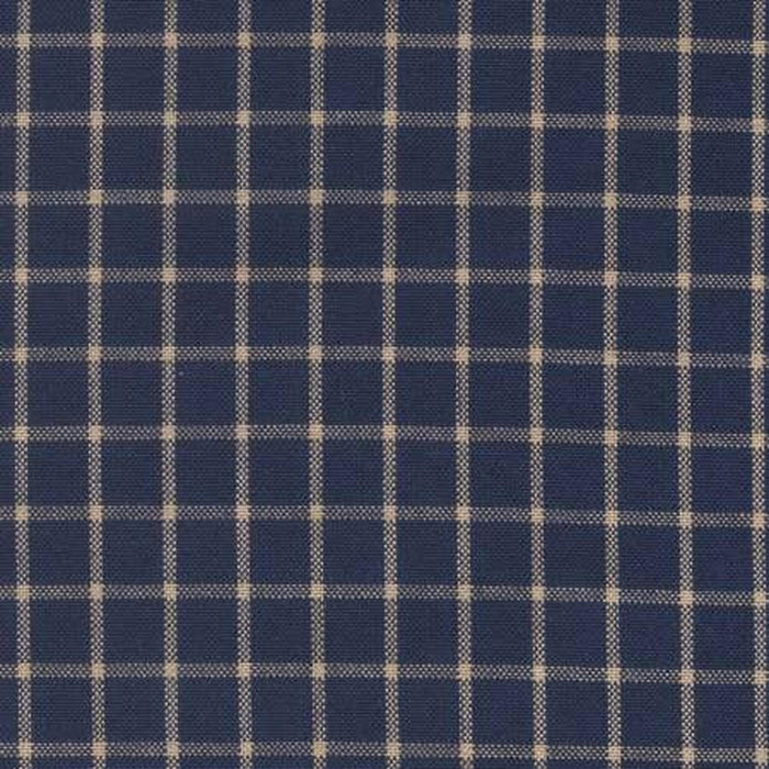 Dunroven House Tea Towel - Reverse Window Pane - Navy