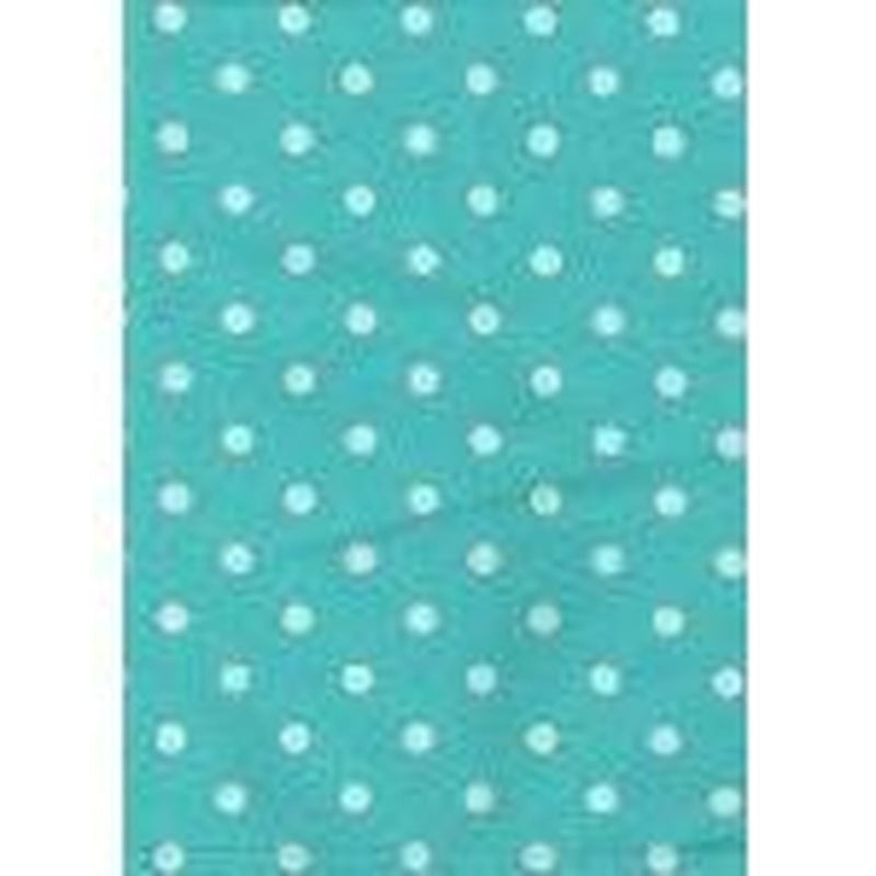 Dunroven House Tea Towel - Turquoise Polka Dots