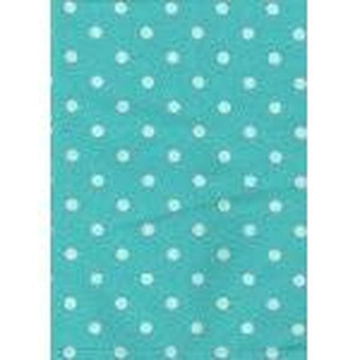 Dunroven House Tea Towel - Turquoise Polka Dots