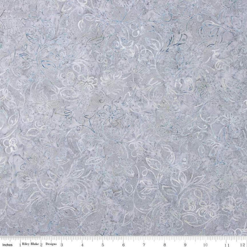 Expressions Batik Achromatic Dance by Riley Blake - Ice