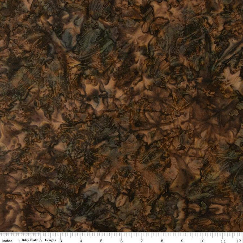 Expressions Batik Elementals by Riley Blake - Color Play Mottled: Black Bean