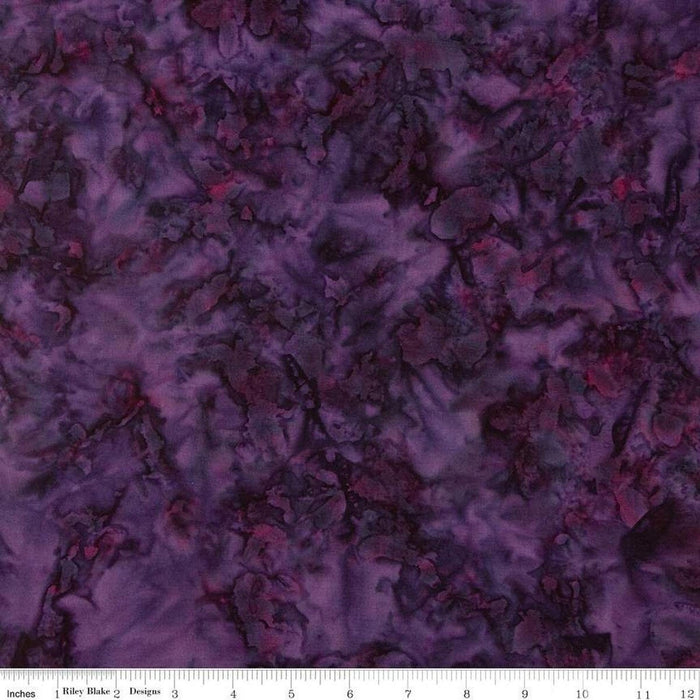 Expressions Batik Elementals by Riley Blake - Color Play Mottled: Purple Outburst