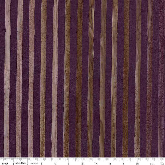 Expressions Batik Elementals by Riley Blake - Get in Line: Grape Coal