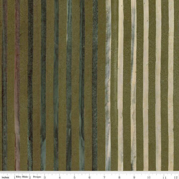 Expressions Batik Elementals by Riley Blake - Get in Line: Peridot Fern