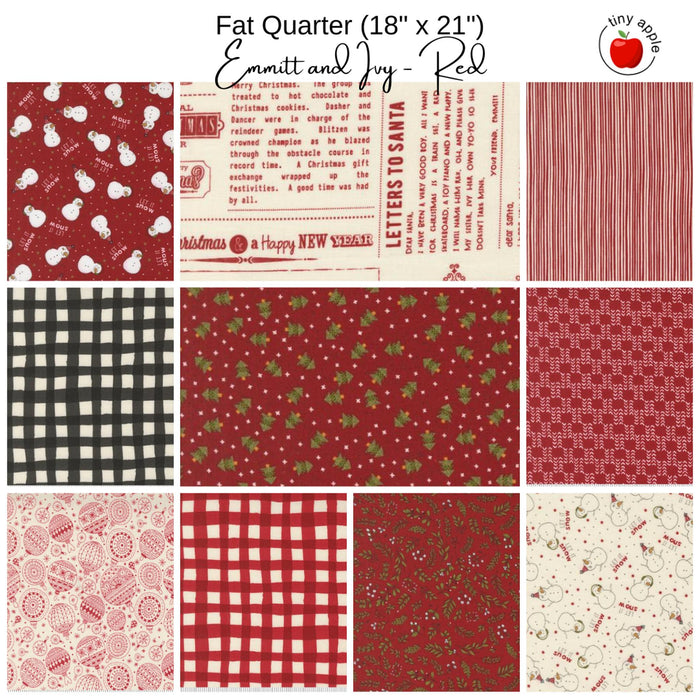 FQ Bundle (10) Emmitt and Ivy - Red