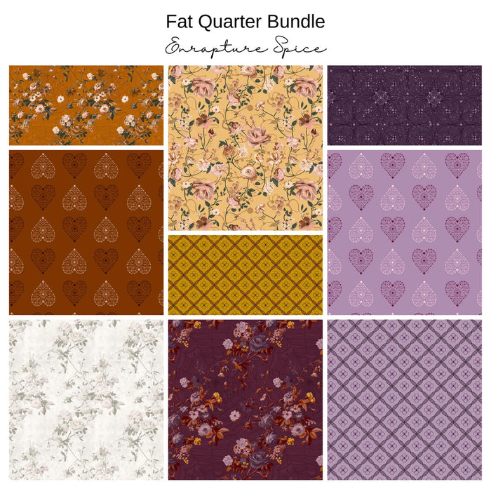 Fat Quarter Bundle (9) - Enrapture by Giucy Giuce Spice
