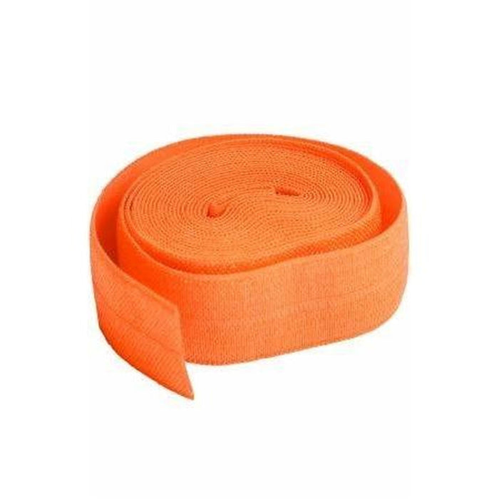 Fold-over Elastic 3/4in x 2yd Pumpkin
