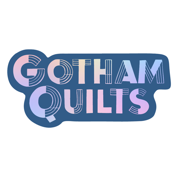 Gotham Quilts Holographic Sticker Gifts