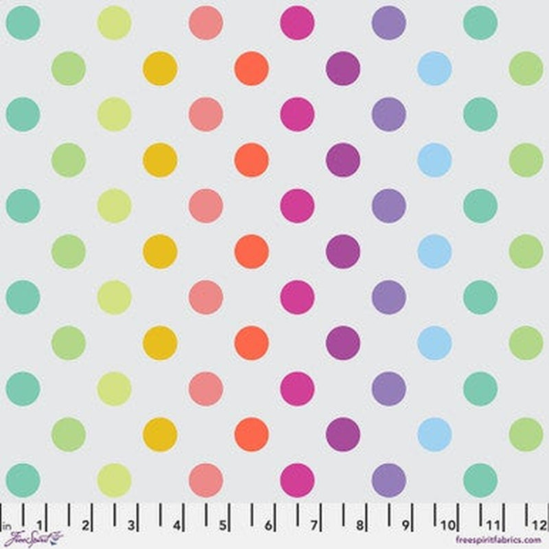 Graywork by Tula Pink - Disco Poms - Whisper