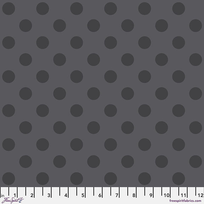 Graywork by Tula Pink - Pom Pom - Carbon