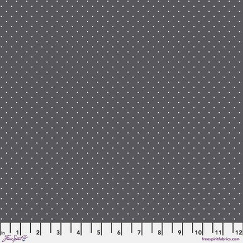 Graywork by Tula Pink - Tiny Dots - Carbon