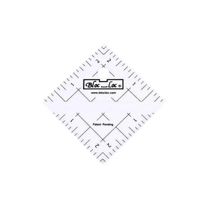 Half-Square Triangle Ruler 2 1/2" x 2 1/2"
