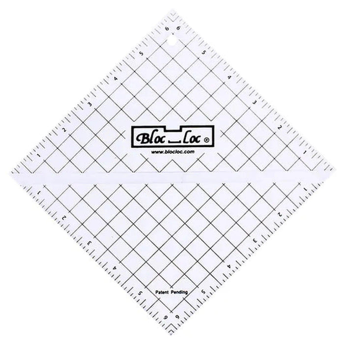 Half-Square Triangle Ruler 6 1/2" x 6 1/2"