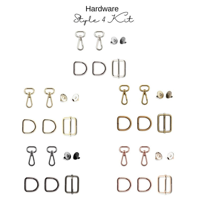 Hardware: 3/4" Style 4 Basic Hardware Kit | Multiple Finishes